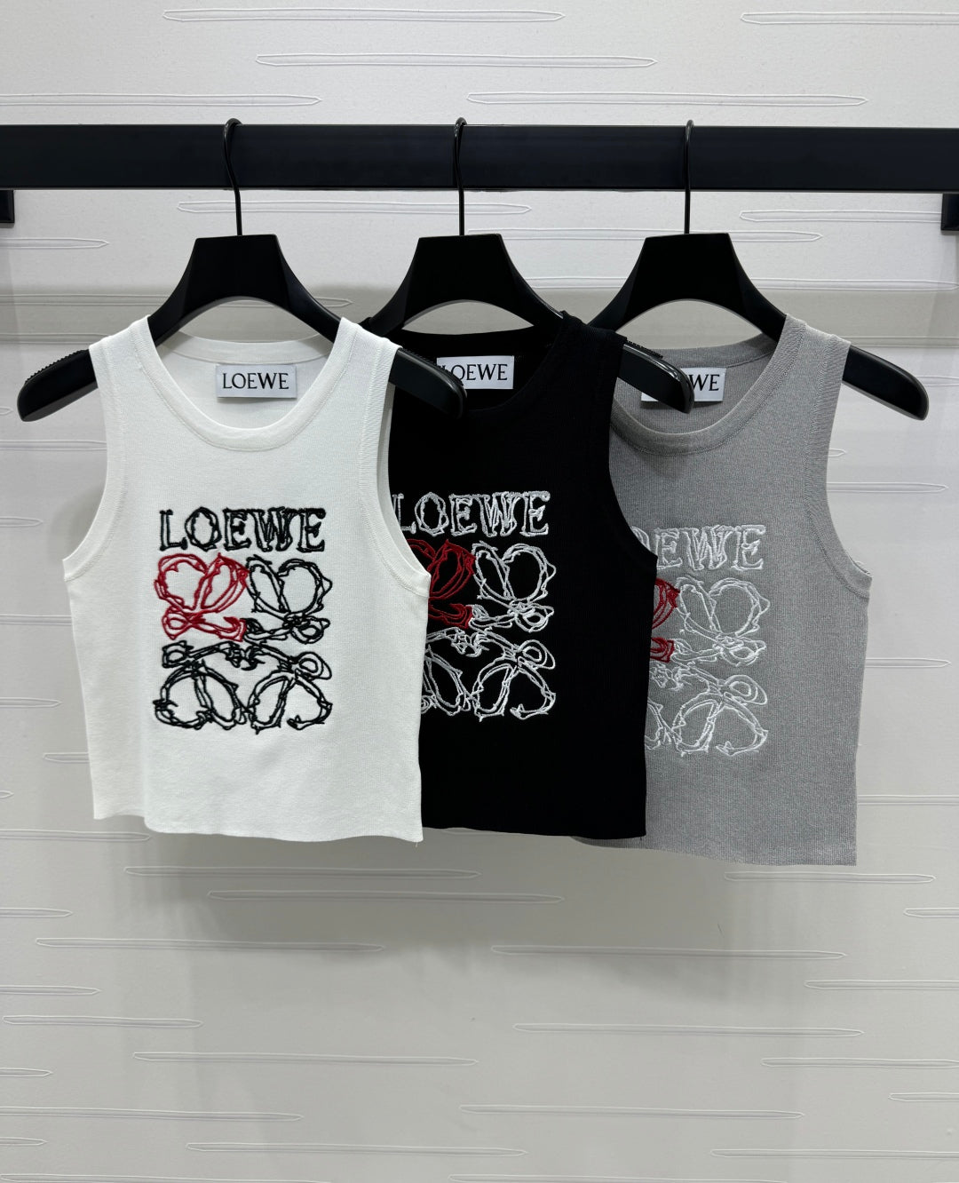 Loewe 25 Tank Top Wool with Tencel 232631