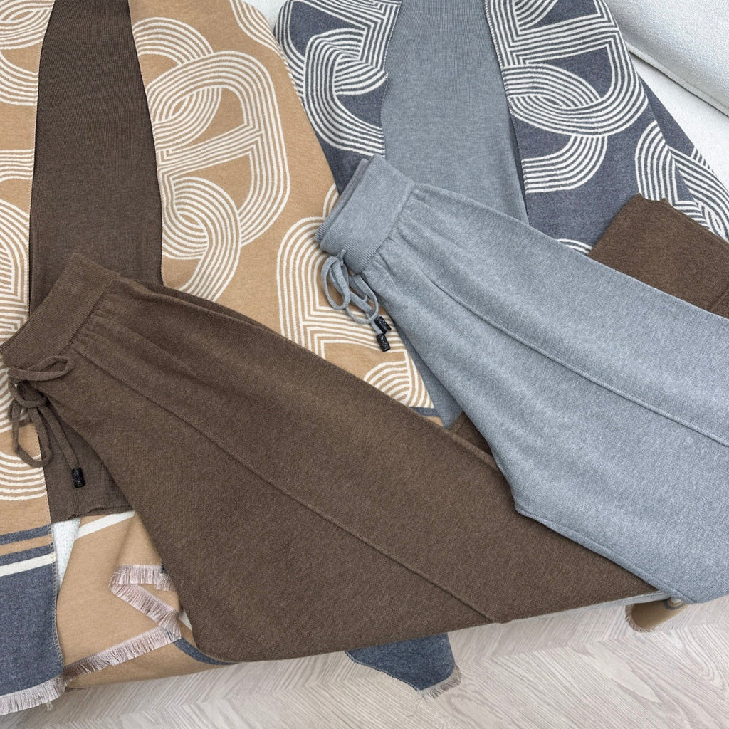 HERMES 25S THREE-PIECE KNIT SET 222