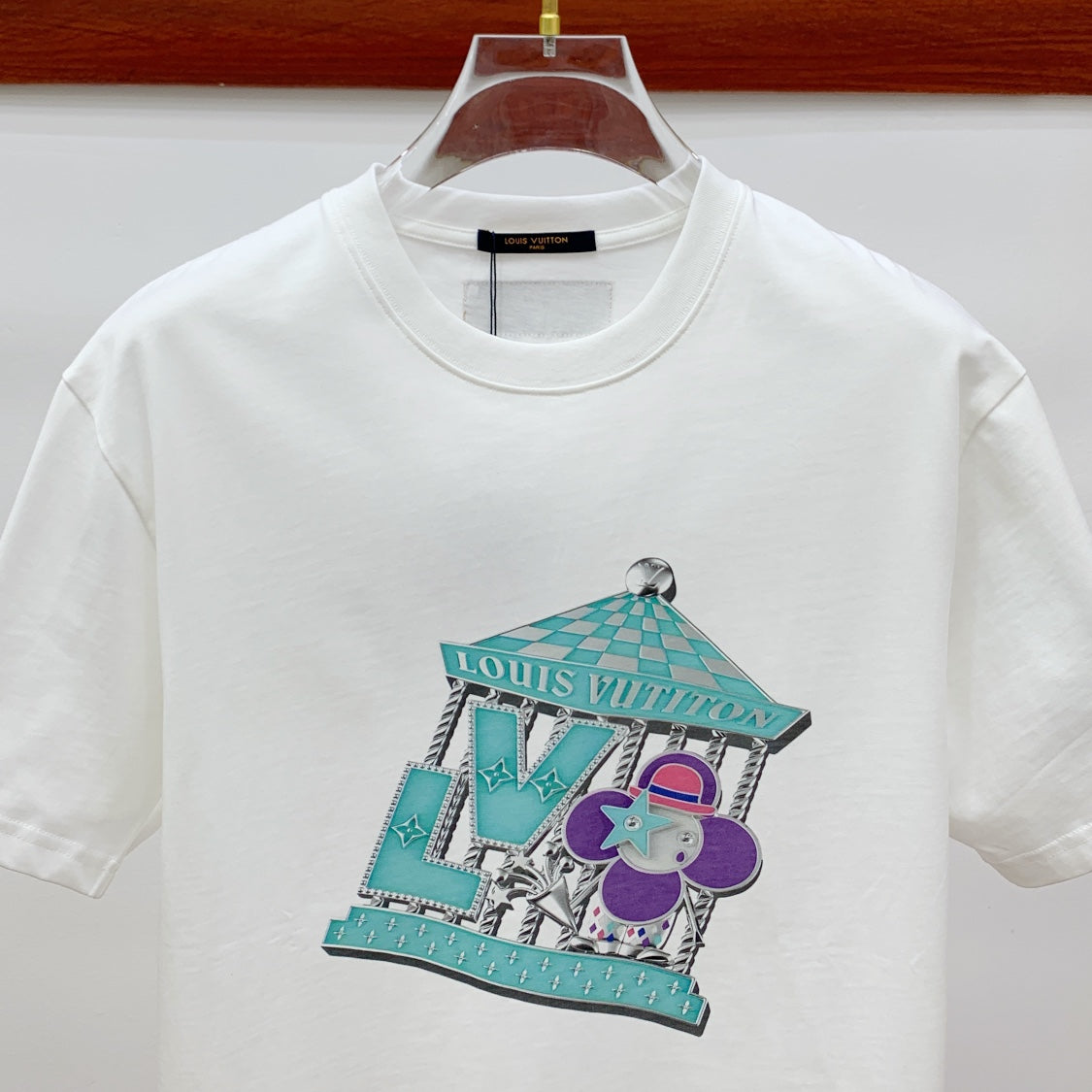 LOUIS VUITTON LV WHITE PURE COTTON T-SHIRT 238882