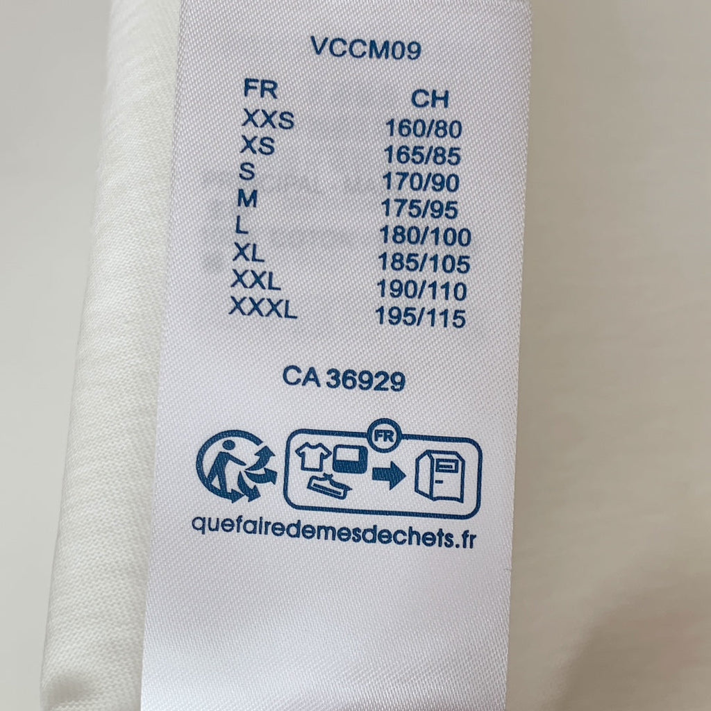 LOUIS VUITTON LV T-SHIRT STYLIZED LOGO IN WHITE COTTON 238874