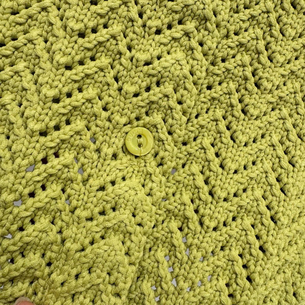 GUCCI CLASSIC KNIT CARDIGAN IN BUTTER YELLOW 267475