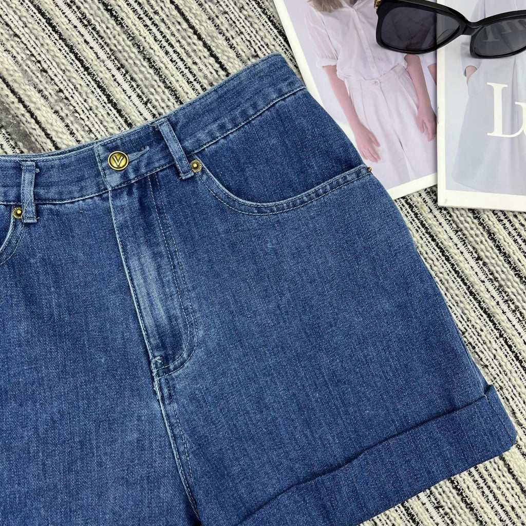 CELINE Celine 25C Denim Short 228442