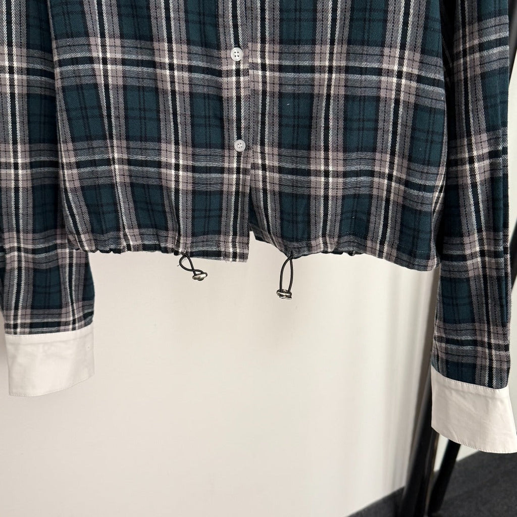 CELINE 26S LONG-SLEEVE CHECKED SHIRT STYLE 10