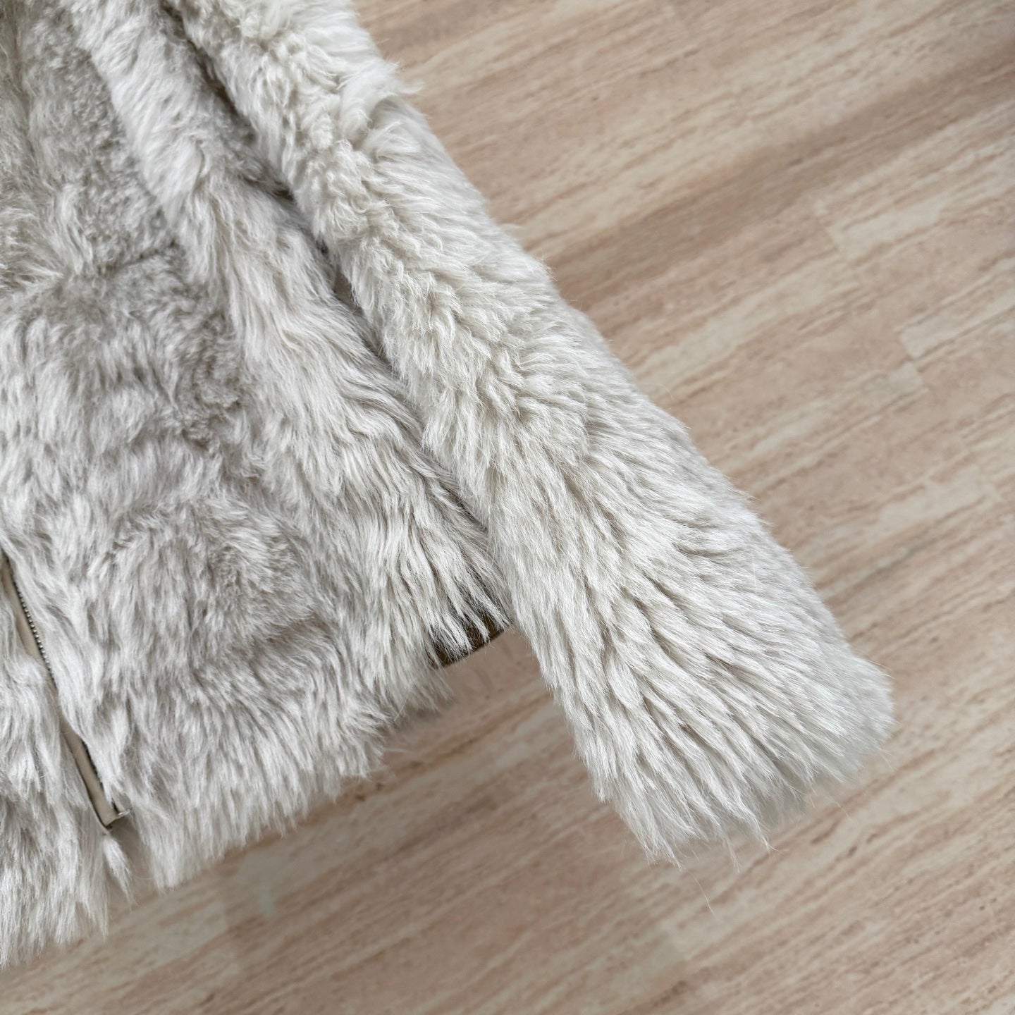 HERMES 25S TUSCAN SHEARLING COAT 200