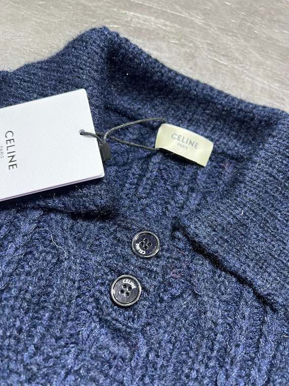 CELINE 25S EMBROIDERED ROUND-NECK SWEATER 0059